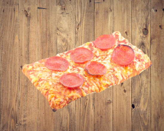 Une tranche de Pizza Jambon