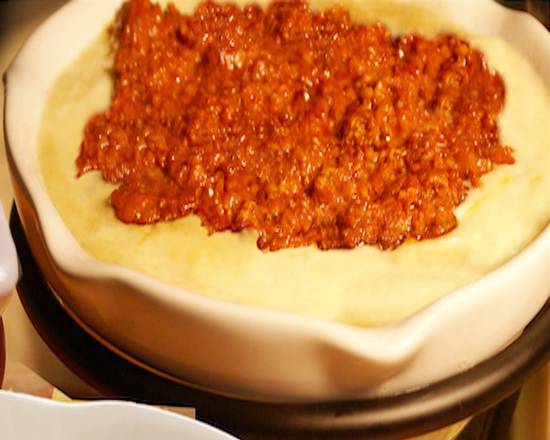 Order Melted Cheese with Chorizo food online from Chihua Restaurant & Bar store, El Paso on bringmethat.com