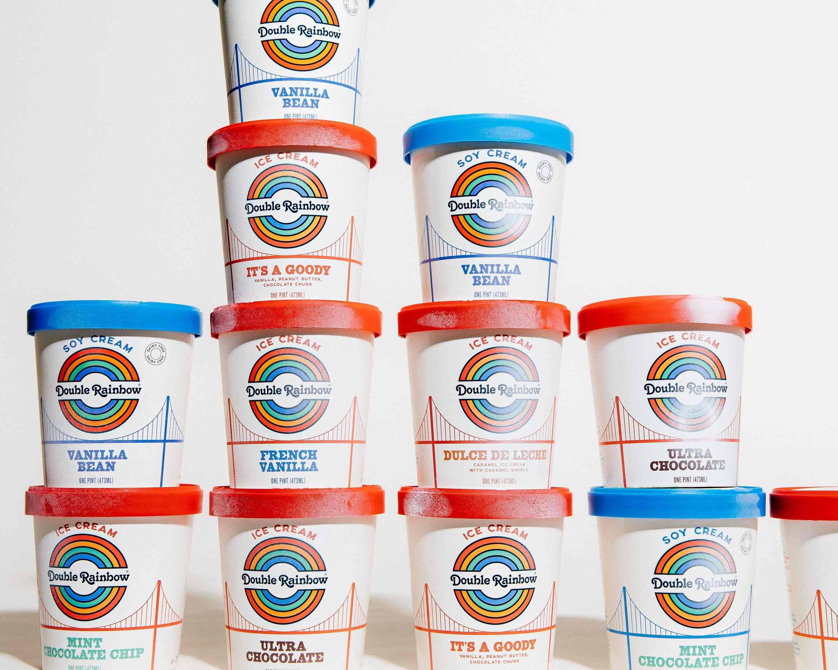 double rainbow icecream