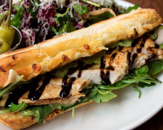 Order Roasted Chicken Pesto food online from Nancy Pizza store, Homer Glen on bringmethat.com