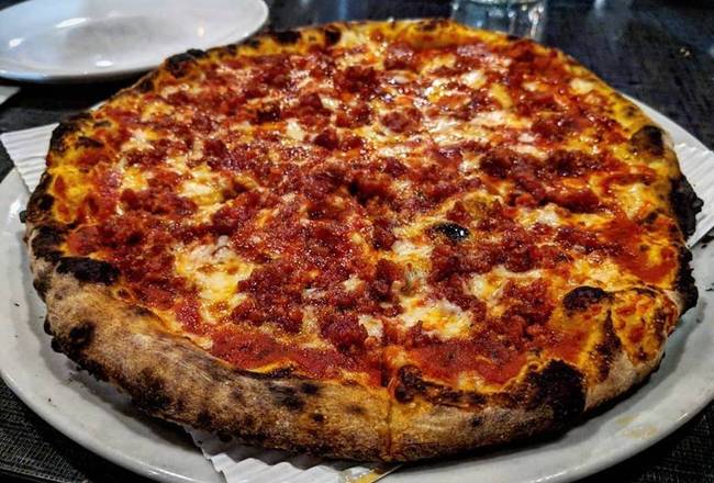 Order Fulvio's Salsiccia Pizza food online from Persimmon Bistro store, Palm Springs on bringmethat.com
