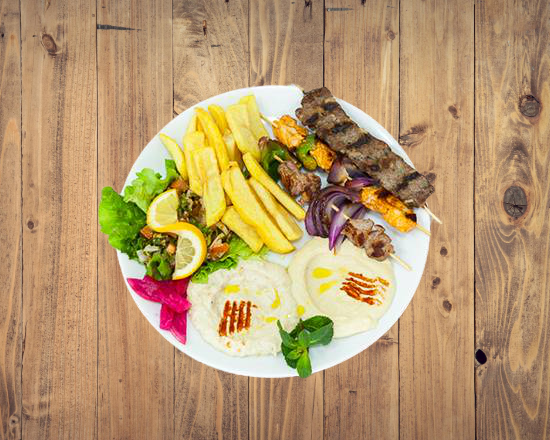 Menu assiette 1 viande