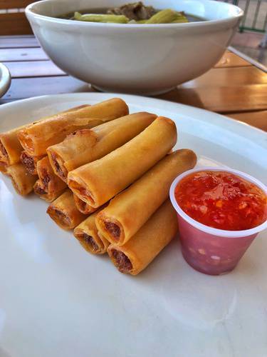 Order Lumpia Shanghai (10) food online from Aloha Kitchen store, Las Vegas on bringmethat.com