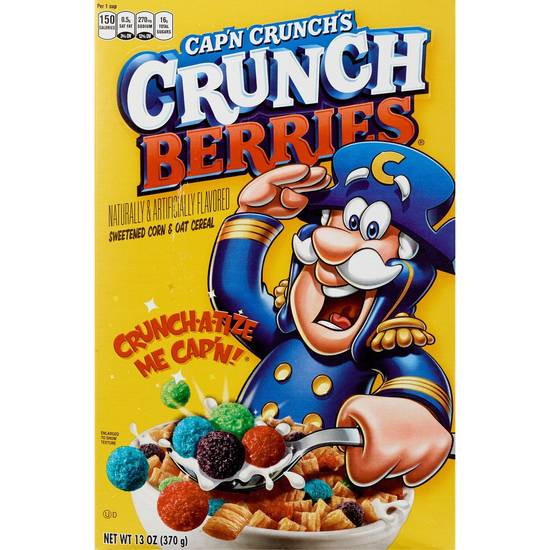 Order Quaker Cap'n Crunch's Crunch Berries Cereal food online from Cvs store, MARTINEZ on bringmethat.com