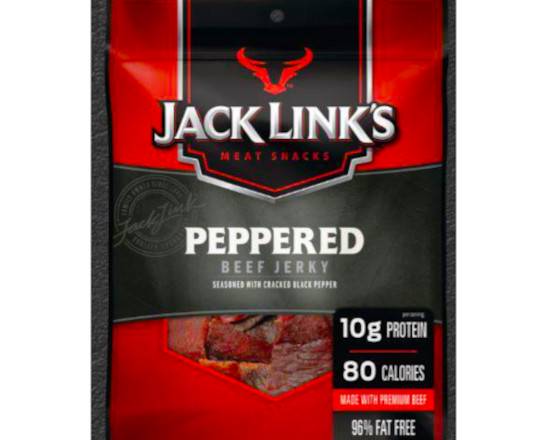 Order Jack Links Peppered Beef Jerky (2.6oz) food online from Shell store, Tampa on bringmethat.com
