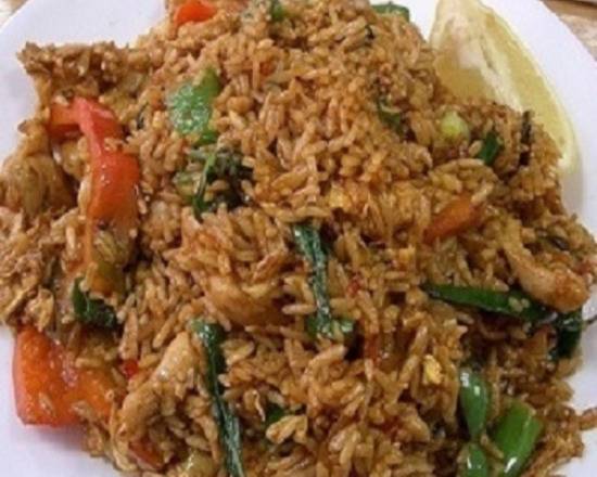 Order Spicy Basil Fried Rice food online from Topthai Kitchen store, Lincoln on bringmethat.com