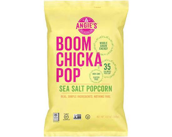 Order Boom Chicka Pop Sea Salt Popcorn 4.8oz food online from George's Market store, San Francisco on bringmethat.com