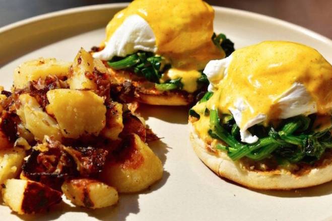 Order Eggs Florentine food online from Miriam Restaurant store, New York on bringmethat.com