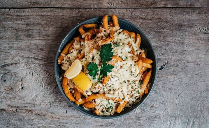 Order Feta Fries food online from The Great Greek Mediterranean Grill store, Westminster on bringmethat.com