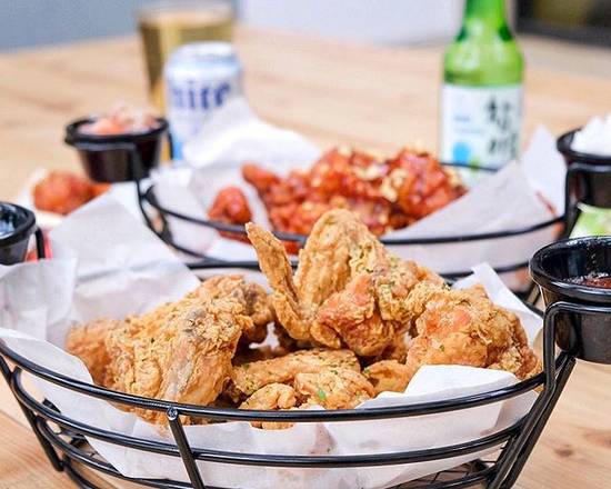 Order Half Chicken (Fried) food online from Charm Bbq Chicken store, Austin on bringmethat.com