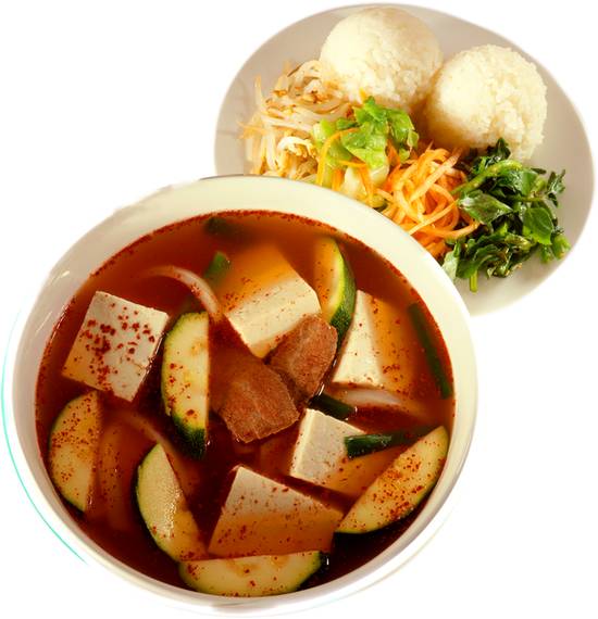 Order Tofu Soup food online from Pearl's Korean BBQ store, Kapolei on bringmethat.com