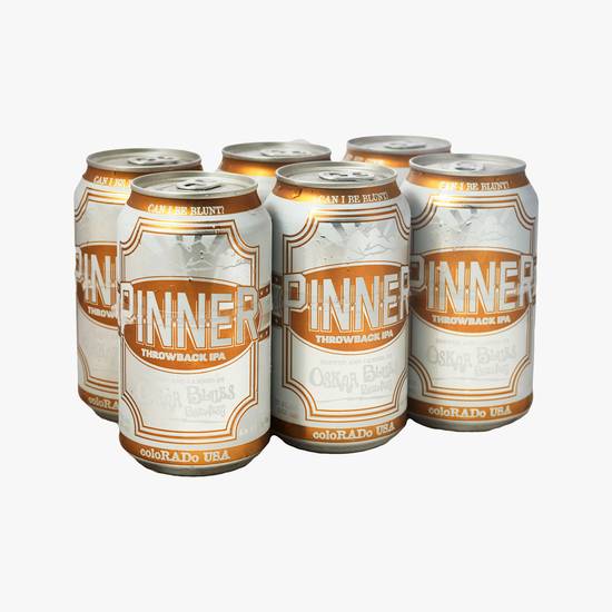 Order Oskar Blues Pinner Throwback IPA food online from Santa Monica Liquor store, Santa Monica on bringmethat.com