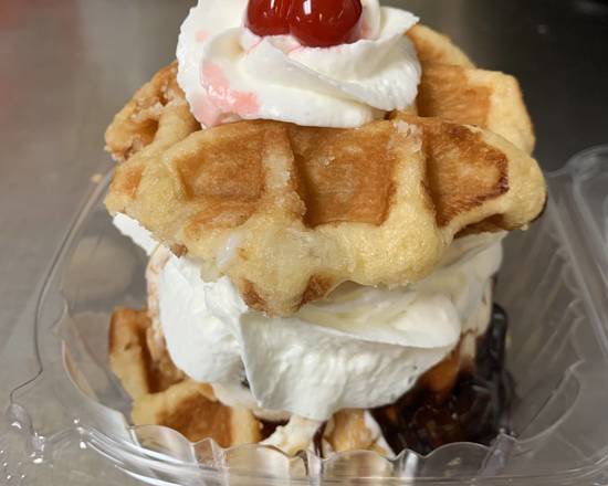 Order Waffle Ice Cream Sandwich food online from Ice Sssscreamin store, Tampa on bringmethat.com