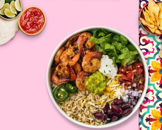 Order Shrimp Bowl food online from Fuego Mexican Grill store, Lakewood on bringmethat.com