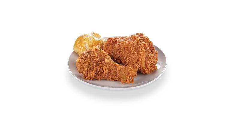 Order 2pc Chicken and Biscuit food online from Starbird Chicken store, Oakland on bringmethat.com