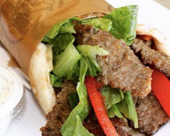 Order Gyro Sandwich food online from Papa Cristos Taverna store, Los Angeles on bringmethat.com