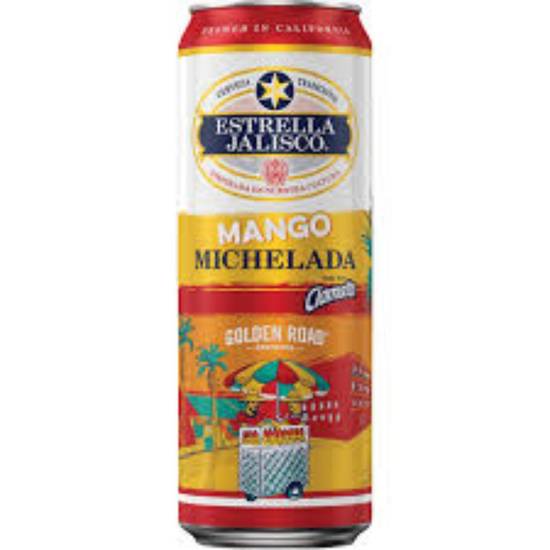 Order ESTRELLA JALISCO MICHELADA MANGO 25oz can food online from Duke Liquor & Jr. Market store, Los Angeles on bringmethat.com