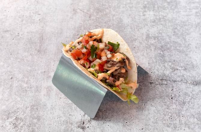 Order Classic Steak Taco food online from Tin Lizzys Cantina store, Atlanta on bringmethat.com