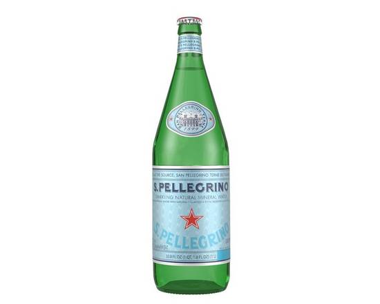 Order Sparkling water S.Pelegrino food online from Saffran Steak House store, Feasterville Trevose on bringmethat.com