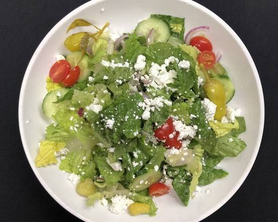 Order Greek Salad food online from Apres Diem International Coffee House & Bistro store, Atlanta on bringmethat.com