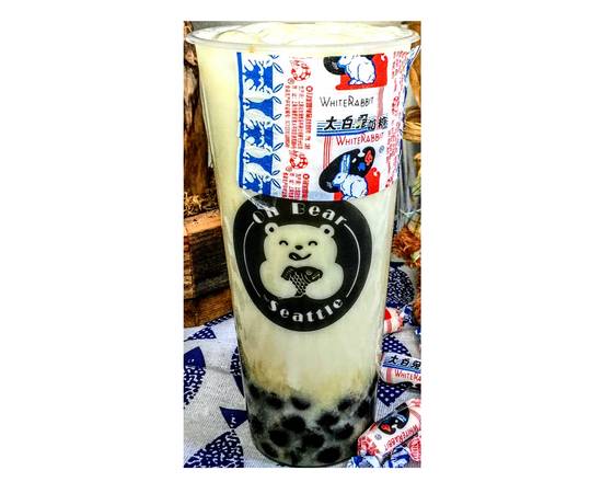 Order White Rabbit Candy Fresh Milk w/Boba food online from Oh Bear Cafe & Teahouse store, Seattle on bringmethat.com