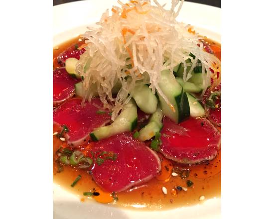 Order Tuna Tataki food online from Samurai Sushi store, Heathrow on bringmethat.com