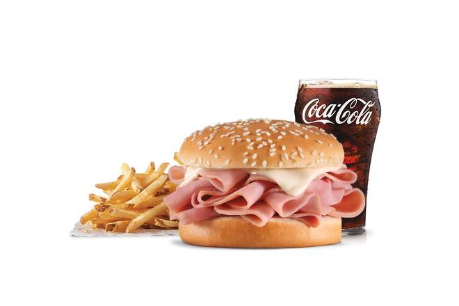 Order Original Hot Ham 'N' Cheese Combo food online from Hardee 2915 store, Roanoke on bringmethat.com