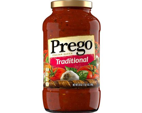 Order Prego Traditional Sauce 24oz food online from Fresko Market store, Miami on bringmethat.com