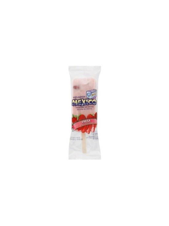 Order Helados Mexico Strawberry Cream 4 OZ food online from Chevron Extramile store, W Sacramento on bringmethat.com