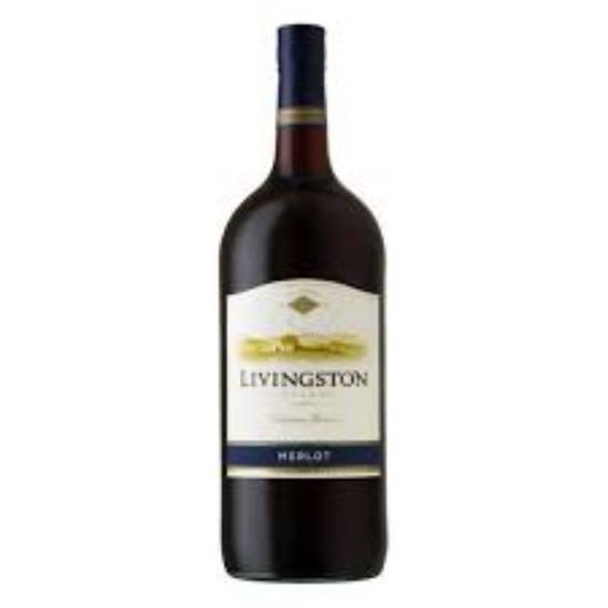 Order LIVINGSTON MERLOT 1.5 LT BOTTLE food online from Duke Liquor & Jr. Market store, Los Angeles on bringmethat.com