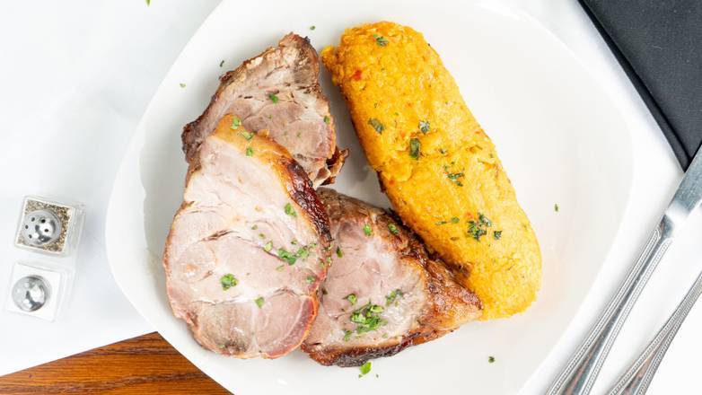 Order Tamal Con Lechon  food online from Geo's Cuban store, Seattle on bringmethat.com