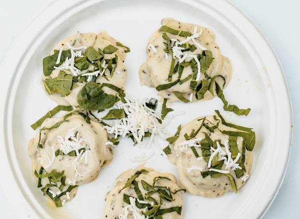 Order Palak Paneer Ravioli food online from Chowpatty store, Woodbridge Township on bringmethat.com