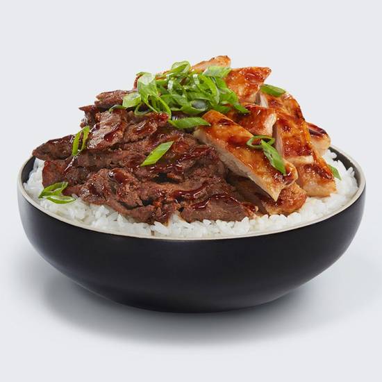 Order Chicken & Steak Bowl food online from Waba Grill store, Claremont on bringmethat.com