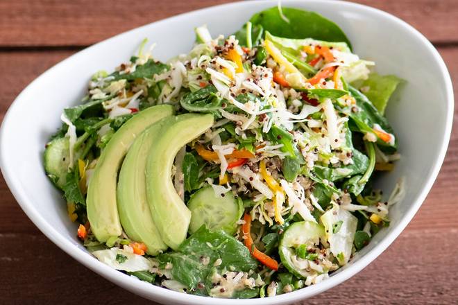 Order Superfood Salad - Avocado Quinoa food online from Sharky's Woodfired Mexican Grill store, Los Angeles on bringmethat.com