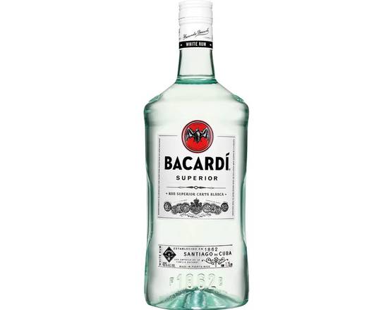 Order Bacardi Superior, 1.75L rum (40.0% ABV) food online from Xtra Liquors & Wines store, WEST MIAMI on bringmethat.com