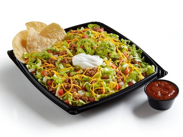 Order Taco Salad With Fresh Guac – Seasoned Beef food online from Del Taco store, Orlando on bringmethat.com