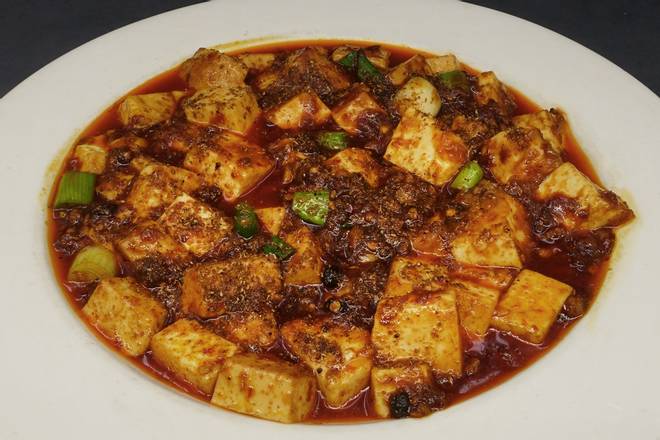 Order 601.Ma-Bo Tofu w Minced Beef 麻婆豆腐 food online from China Chalet store, Florham Park on bringmethat.com