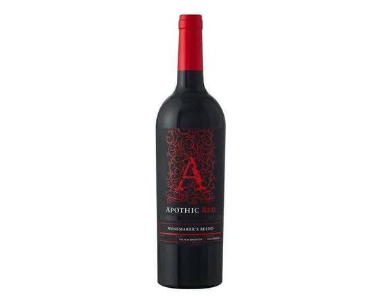 Order Apothic Red, 750mL wine (13.5% ABV) food online from Golden Ox Liquors store, Saint Augustine on bringmethat.com