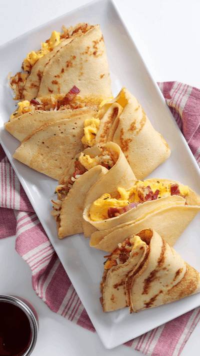 Order Omelette You Finish Crepe food online from Habeeb Grill By Pita Grill And Creperie store, Franklin on bringmethat.com