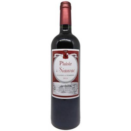 Order Plaisir De Siaurac - Lalande De Pomerol food online from Santa Monica Liquor store, Santa Monica on bringmethat.com