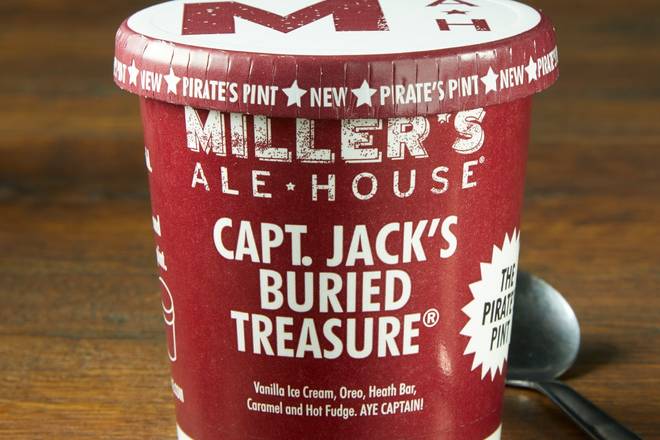 Order CAPT. JACK’S BURIED TREASURE® IN A PINT food online from Miller Ale House Port St. Lucie store, Port St Lucie on bringmethat.com