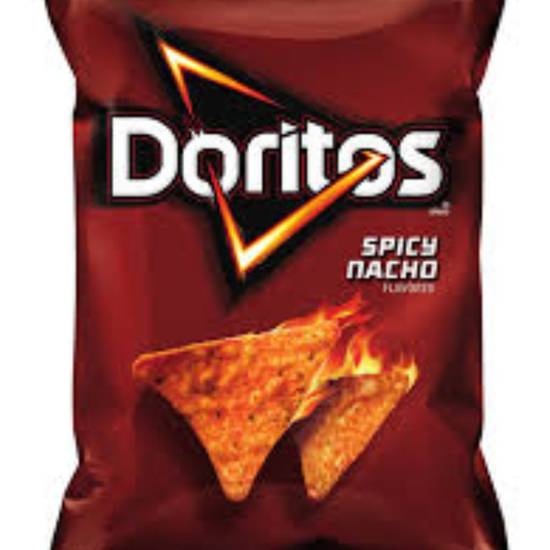 Order DORITOS SPICY NACHO food online from Duke Liquor & Jr. Market store, Los Angeles on bringmethat.com