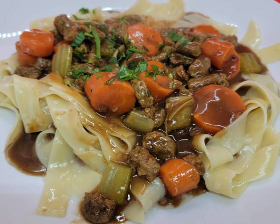Order Vegan Beef Bourguignon food online from Pizzanada store, Bloomfield on bringmethat.com