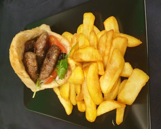 Sandwich kefta épicé