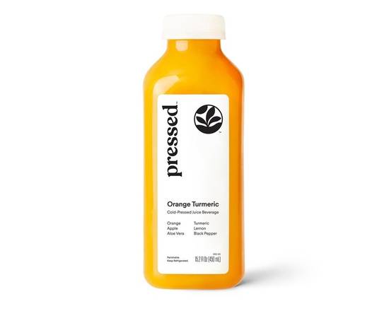 Order Orange Turmeric Juice food online from Pressed store, Los Angeles on bringmethat.com