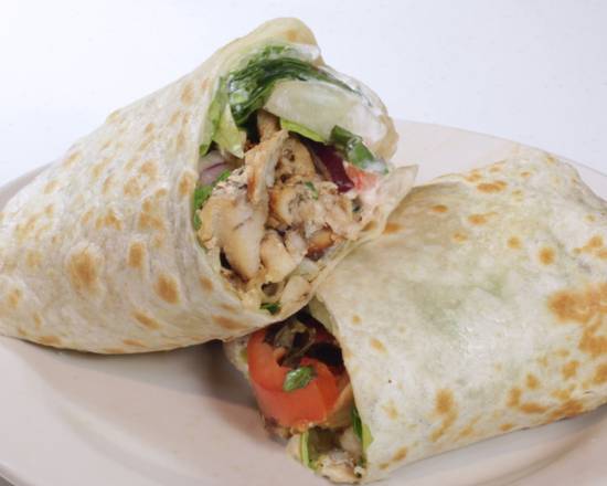 Order Chicken Shawarma Wrap food online from Koko's Mediterranean Grille store, Chicago on bringmethat.com