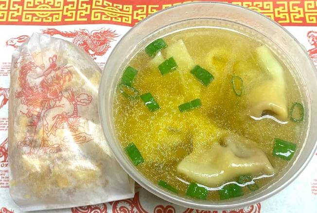 Order Wonton Soup food online from China River store, The Village on bringmethat.com