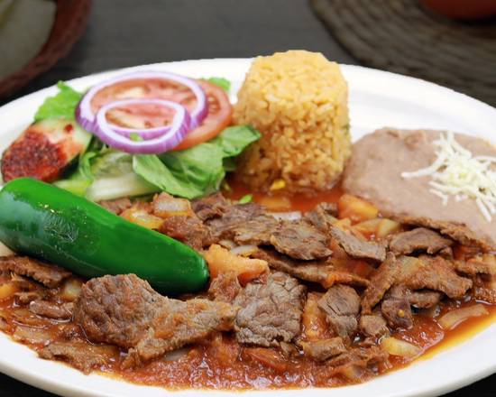 Order Lomo en Chile de Arbol food online from Los Fernandez store, Streamwood on bringmethat.com