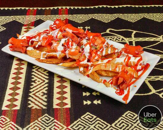 Order Salchipapas food online from Palla Ecuadorian Flavor store, Meriden on bringmethat.com