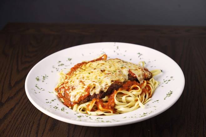 Order Chicken Parmigiana Pasta food online from Rosati's Pizza store, Hanover Park on bringmethat.com